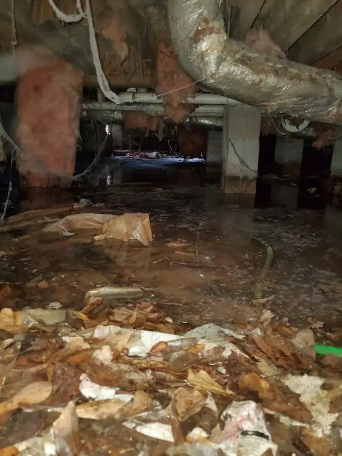 Crawl space flood assessment for Leak Detection & Repair in Athol