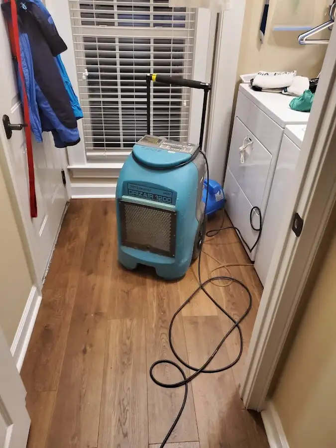 Commercial dehumidifier deployed for Flood Damage Cleanup in Athol